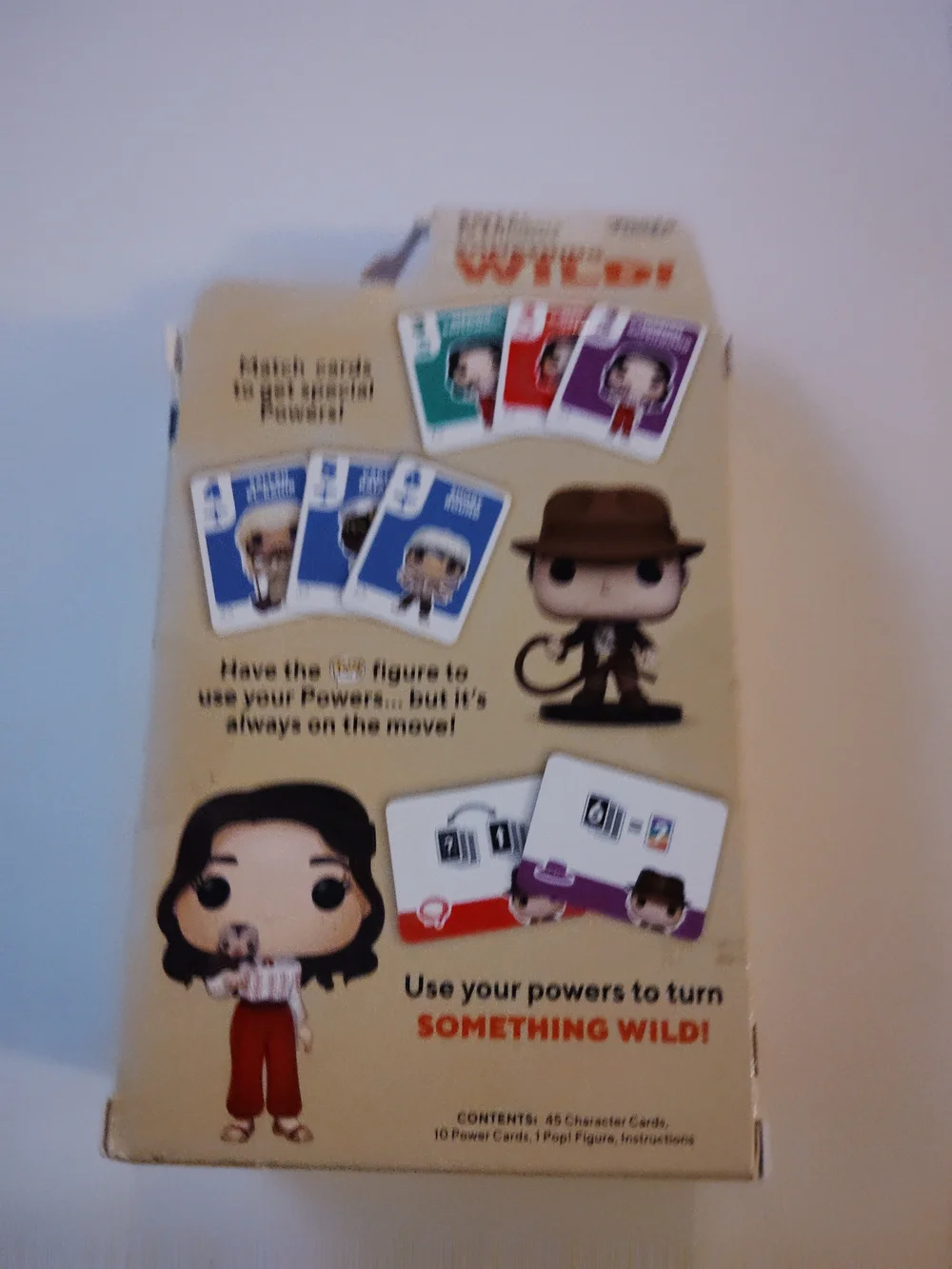 Something Wild! Card Game with Collectible Figure - Red, Black, White